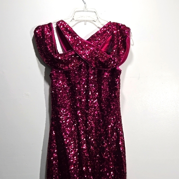 Rachel Roy Jolie Sequined Cocktail Party Dress M - Picture 3 of 13